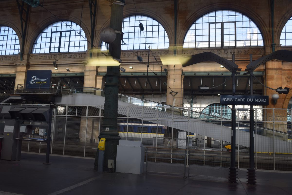 Arrival at Paris Gare du Nord Gare du nord
