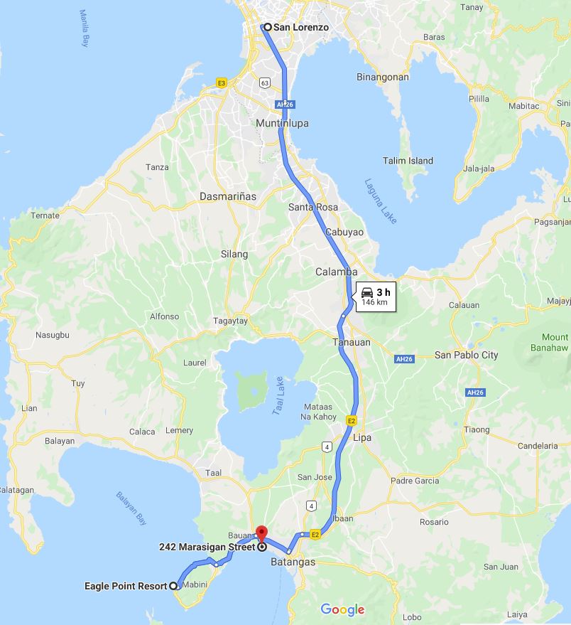 Travel route